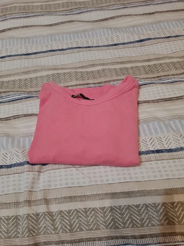 Jersey rosa manga corta