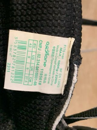 Patines en línea Oxelo hombre talla 43