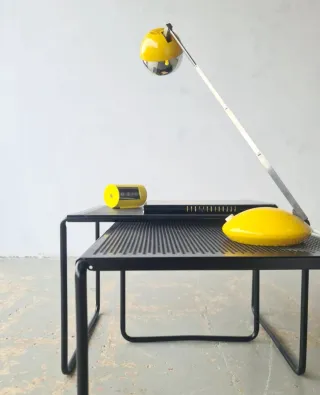 Set de 2 mesitas nido INNOVATOR. Suiza, 80s.