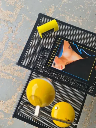 Set de 2 mesitas nido INNOVATOR. Suiza, 80s.