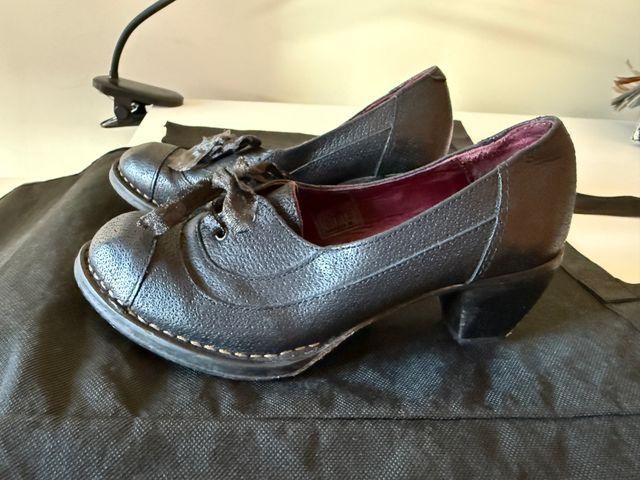 Zapatos Neosens Negros Tacón Mujer