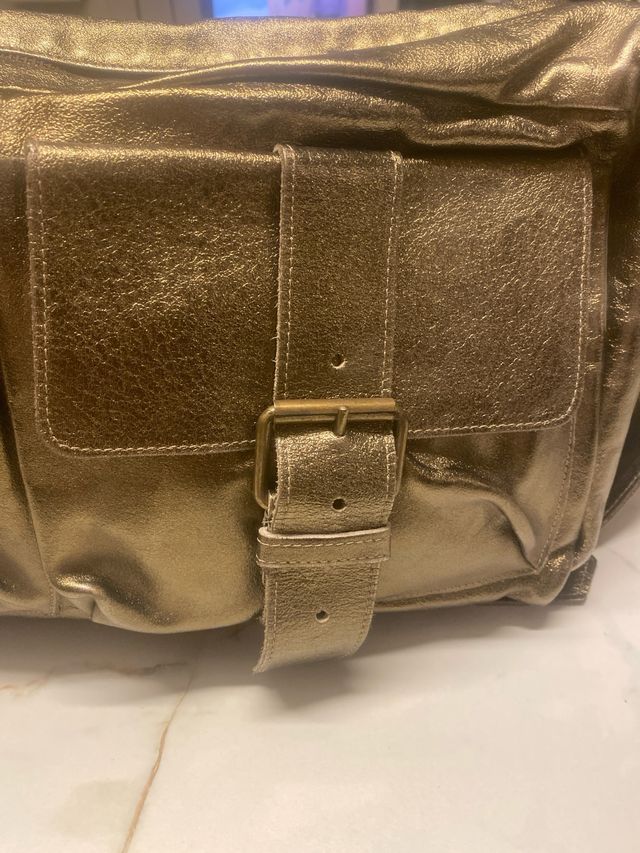 Bolso All Saints Piel Champán