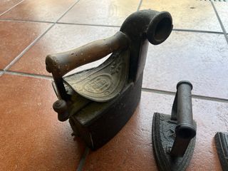 Lote planchas hierro forjado antiguas. 7 piezas.