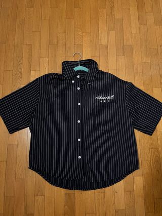 Camisa vintage rayas blancas y negras