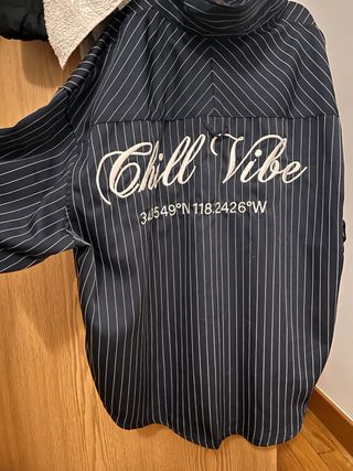 Camisa vintage rayas blancas y negras