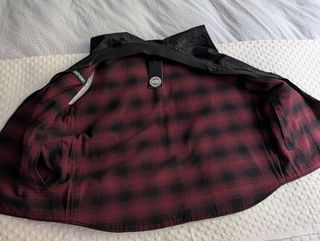 Chaleco vaquero negro reversible hombre.