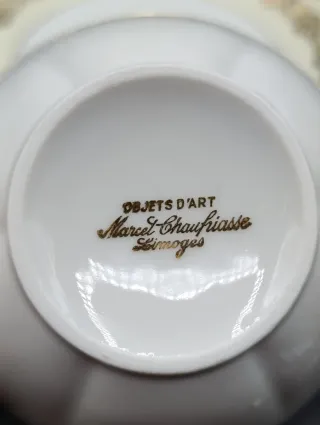 Tazón desayuno Limoges porcelana