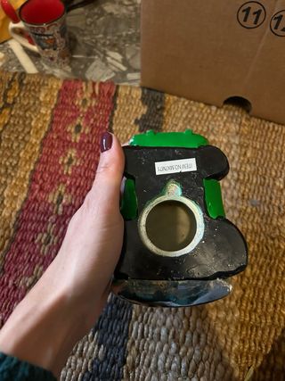 Salvadanaio auto verde