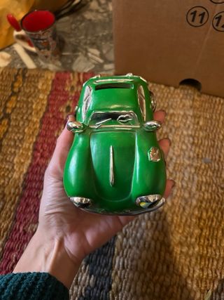 Salvadanaio auto verde