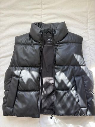 Chaleco acolchado Zara negro