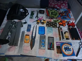 Lote de objetos variados