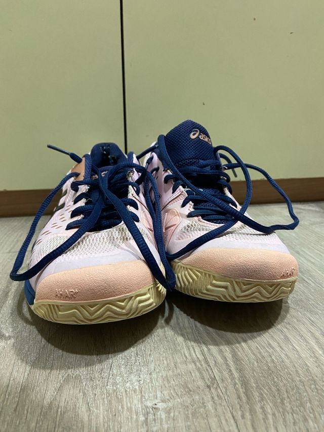 Zapatillas Asics Tenis Azul Rosa