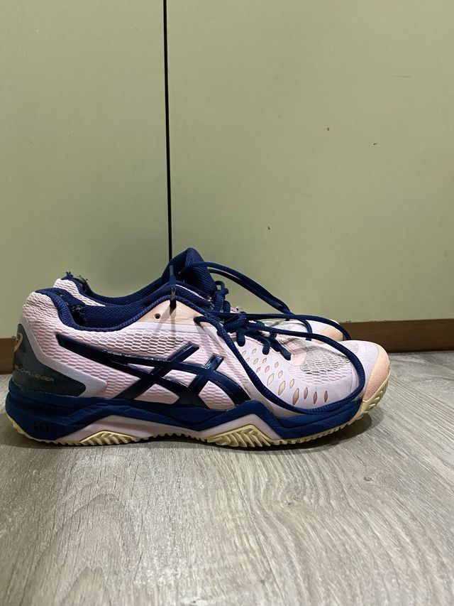 Zapatillas Asics Tenis Azul Rosa