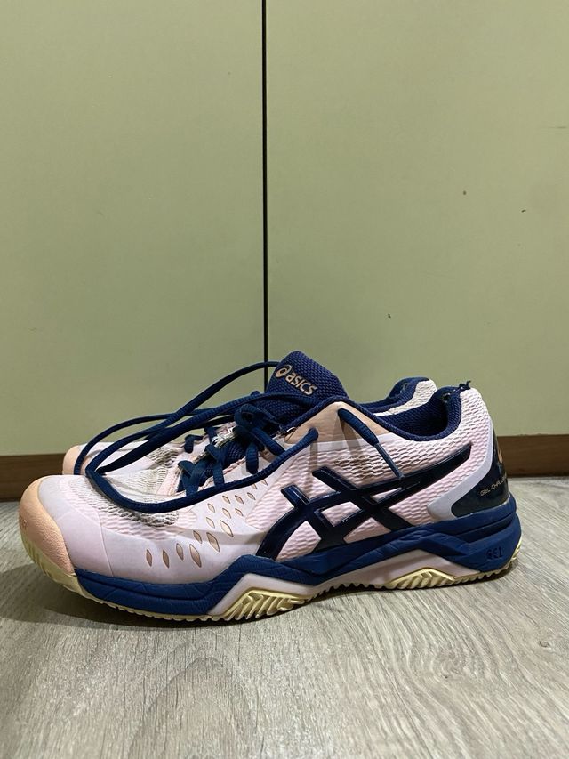 Zapatillas Asics Tenis Azul Rosa