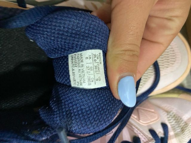 Zapatillas Asics Tenis Azul Rosa