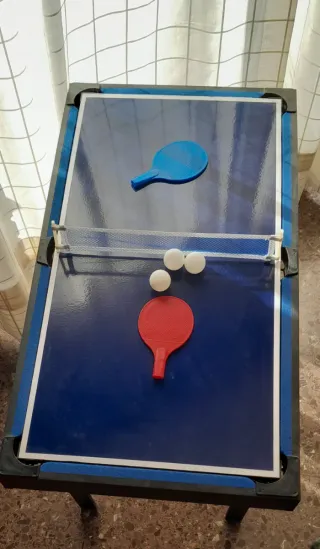 Mesa Multijuegos: Billar, Ping Pong y Hockey