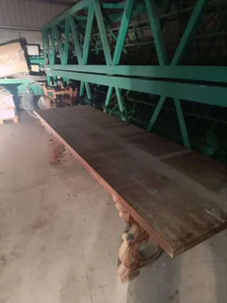 Mesa antigua madera 3x1