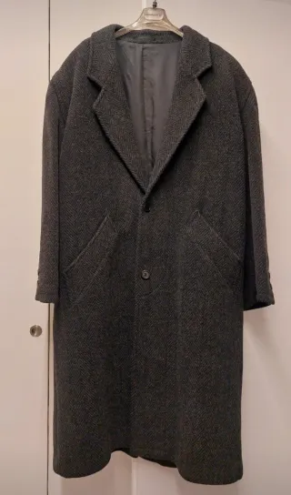 Cappotto Facis vintage anni 90 grigio