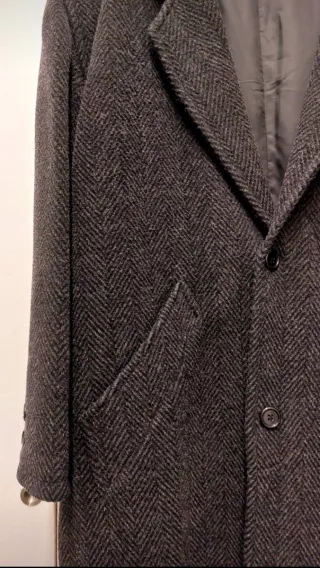 Cappotto Facis vintage anni 90 grigio