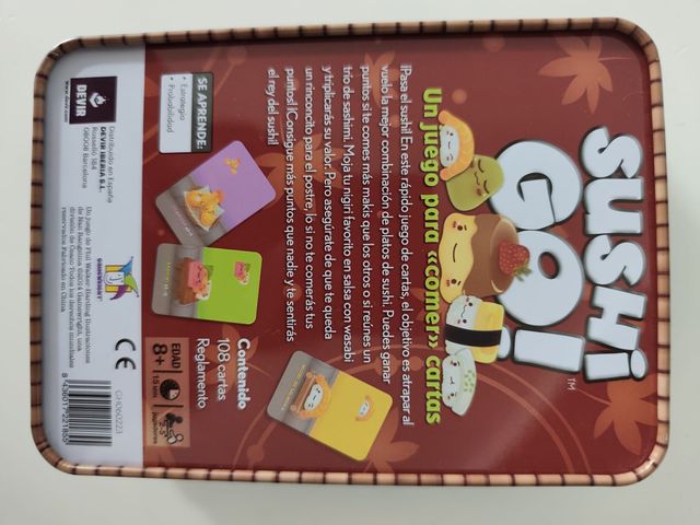 Sushi Go! Juego de Cartas Sin Estrenar