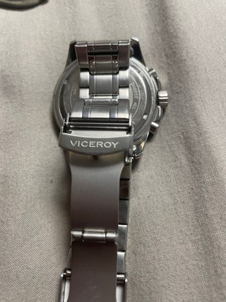 Reloj Viceroy Plata y Blanco Cronógrafo