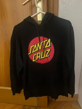 Sudadera Santa Cruz Negra Roja