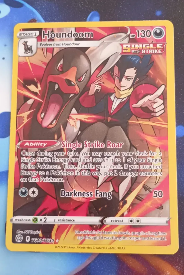 Carta Pokémon Houndoom brillante Stars TG10/TG30