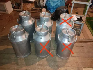Lecheras de aluminio