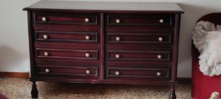 Conjunto dormitorio matrimonio madera