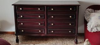 Conjunto dormitorio matrimonio madera