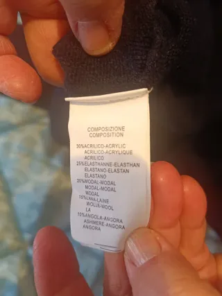 Vestito Evis collo alto con balza