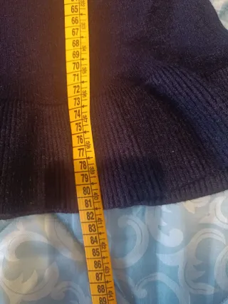 Vestito Evis collo alto con balza