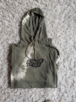 Sudadera Tie Dye Verde y Blanca