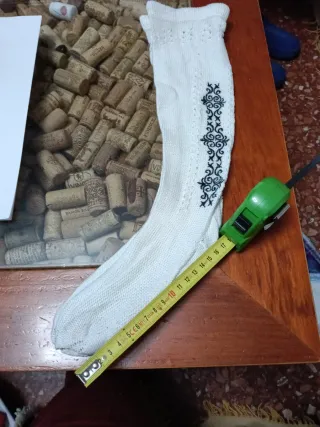 Calcetines falleros blancos talla única