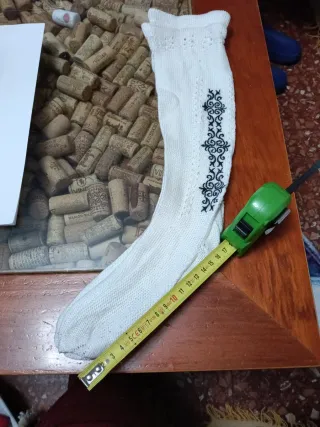 Calcetines falleros blancos talla única