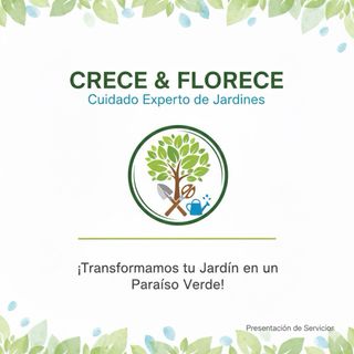 Servicios De Jardinería CRECE Y FLORECE expertos