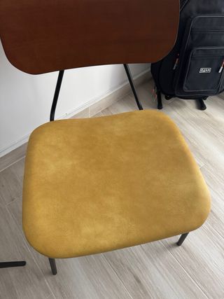 2 Sillas Vintage-Modernas Madera y Metal