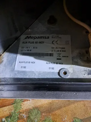 Campana extractora de cocina