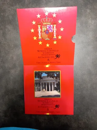 Colección Monedas Españolas 1994 Pruebas Numis