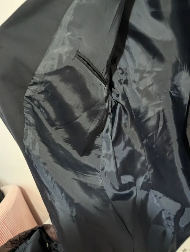 Chaqueta de traje negra