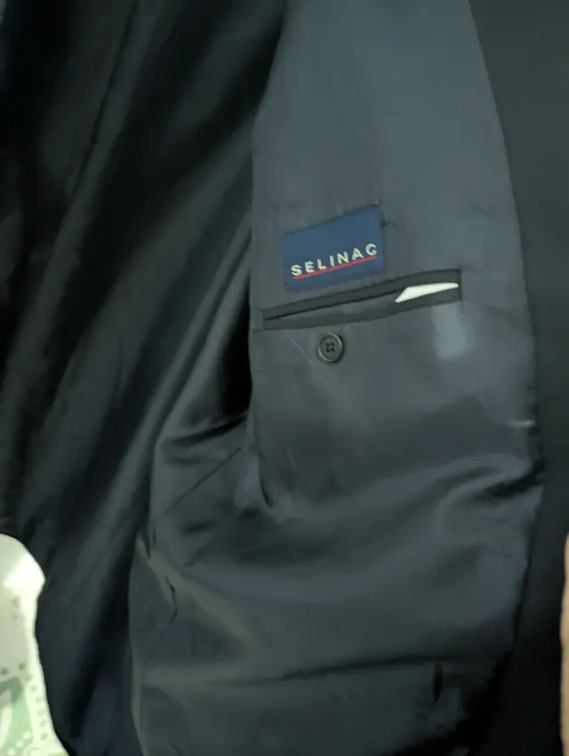 Chaqueta de traje negra