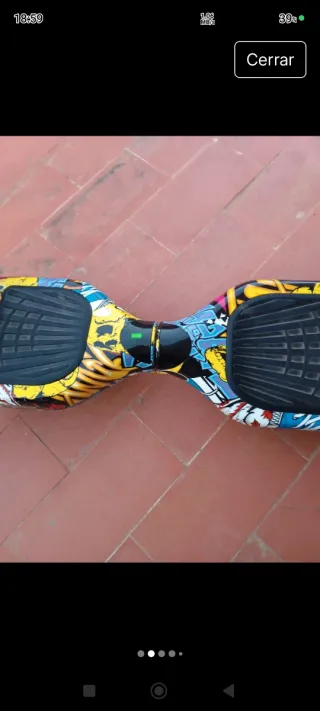 Hoverboard con diseño graffiti