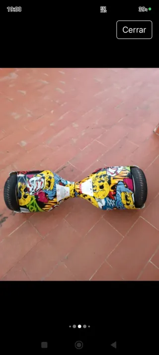 Hoverboard con diseño graffiti