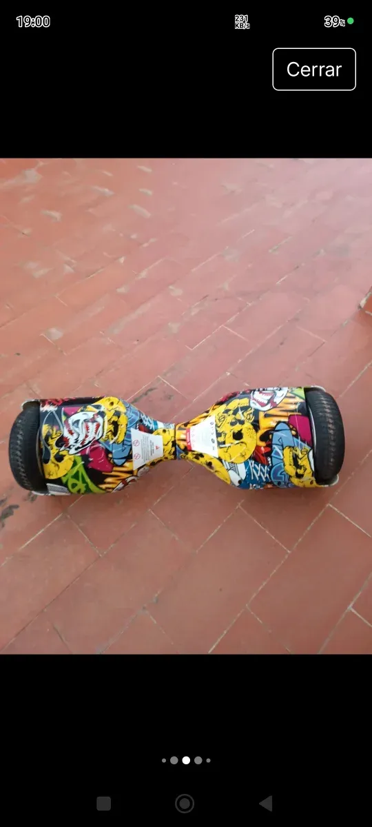 Hoverboard con diseño graffiti