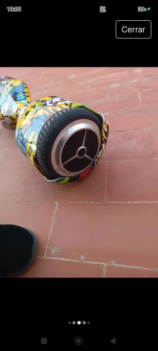 Hoverboard con diseño graffiti