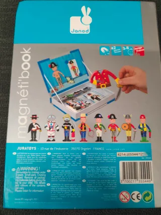 Libro magnético Janod para vestir