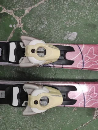 Esquís Salomon + fijaciones Salomon 146 cm Mujer