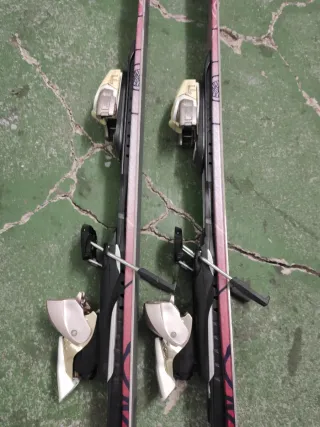 Esquís Salomon + fijaciones Salomon 146 cm Mujer