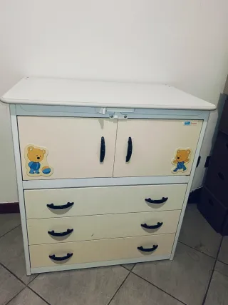 Fasciatoio con vaschetta e cassetti  Ritiro a casa