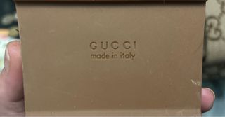 Chanclas Gucci Beige y Marrón